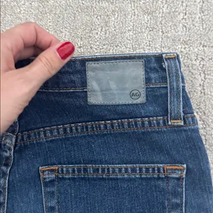 AG Phoebe Vintage High Rise straight leg dark wash ankle crop denim jeans Jean thumbnail 9