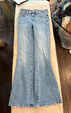 Madewell the flea market flare jean thumbnail 1
