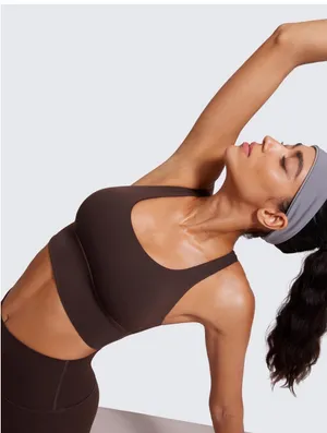 CRZ Yoga Workout Set brown thumbnail 5