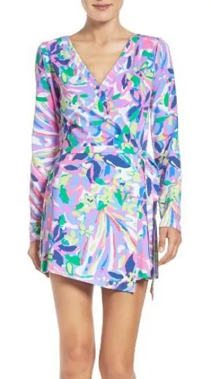 Lilly Pulitzer Pastel Floral Romper thumbnail 1