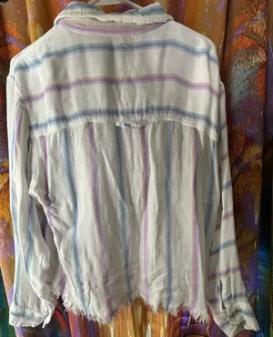 Vintage Havana✨ Striped Button-Up Long Sleeve thumbnail 2