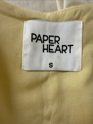 Sleeveless Yellow Mini Button-Front Dress thumbnail 4