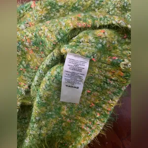 Free People Women's Stardust Pullover Lemon Lime Green Combo S thumbnail 6