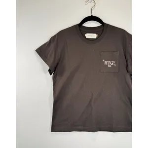 NWT Honor The Gift Women Shirt Brown Crewneck Graphic Short Sleeve Pocket Tee XS thumbnail 4