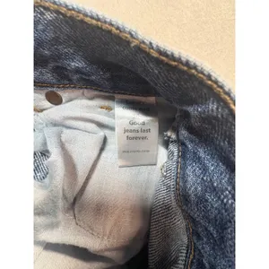 PacSun Ultra High Rise Slim Distressed Straight Leg Jeans Medium Wash 24" waist thumbnail 9
