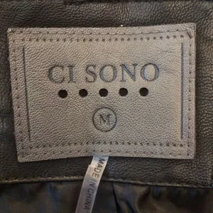 Ci Sono faux leather moto jacket women’s medium thumbnail 2