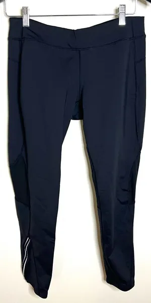 REI Running Tights Black‎ Large EUC Black thumbnail 1