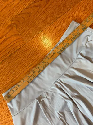 2X Light Blue Pleated Athletic Tennis Skort Skirt Activewear Pickleball Golf thumbnail 5