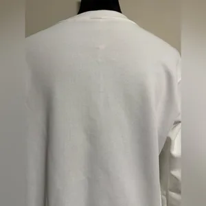 NWT SHEIN EZWear White Smiley Face Graphic Sweater size XS thumbnail 5