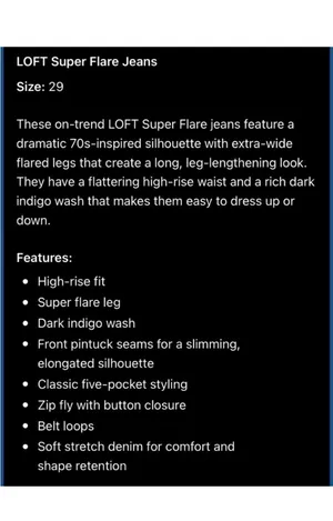 Loft High-Rise Flare Kick Jeans thumbnail 11