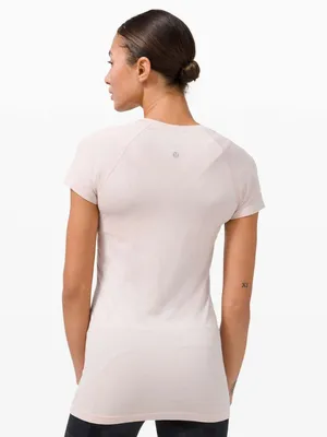 Lululemon Swiftly Tech T-Shirt 2.0 Heather Pink Size 6 thumbnail 3