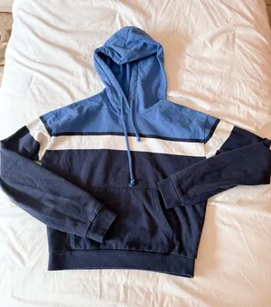 LA Hearts Pacsun Blue Stripe Hoodie Size Small thumbnail 1