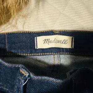 Madewell Dark Blue Straight Leg Jeans thumbnail 6