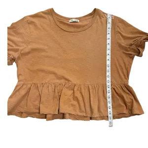 Cotton:On Peplum Babydoll T-Shirt – Camel Brown thumbnail 5