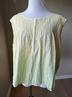 We The Free Little Bit Of Something Citron Ombre Oversized Top thumbnail 3