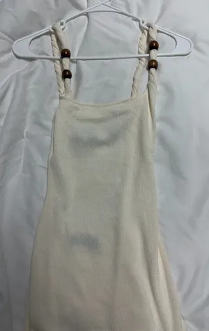 White Fox Knit Dress thumbnail 1