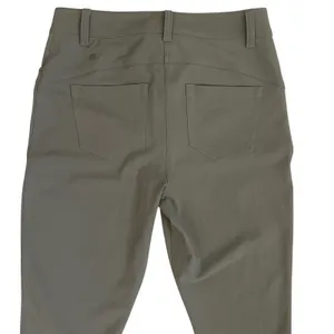 Lululemon City‎ Sleek 5 Pocket High Rise Skinny Pant Grey Sage 29 EUC thumbnail 6