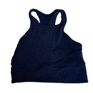 STRUT THIS One Size Navy Black Racerback Sports Bra No Padding Leopard‎ Cheetah thumbnail 1
