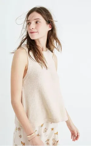 EUC‎ Women's Madewell Sunsetter Sweater Tank-S OLDSTOCK Chic sold out thumbnail 1