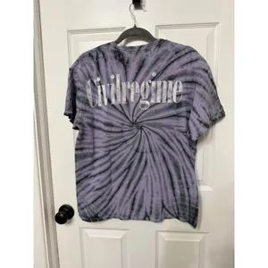 Civil Regime Purple Tie Dye Floral‎ Graphic T-Shirt Streetwear Mens Medium thumbnail 4