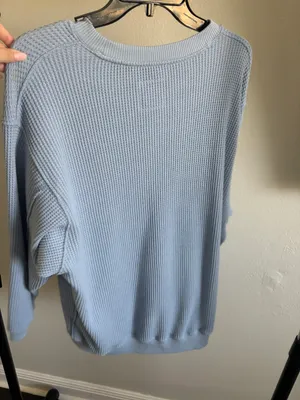Aerie waffle knit sweater thumbnail 4