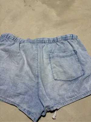 Aerie Light Blue Drawstring Women’s Shorts large thumbnail 9