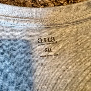 ANA A New Approach Women Light Blue V Neck Long Sleeve Pullover Plus Size‎ XXL thumbnail 2