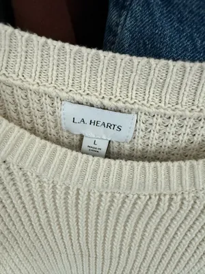 PacSun Crop Sweater LA Hearts Knit thumbnail 3