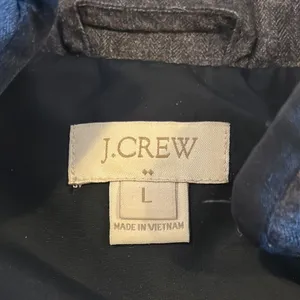 J. Crew Factory Women's Quilted Gray Vest - Size L thumbnail 5