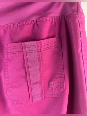 Helping Hands M Berry V-Neck Scrub Top & Pant Set - HH Works thumbnail 10