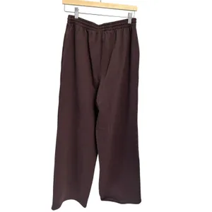 SKIMS Espresso Boyfriend Fleece Baggy Wide Leg Sweatpants Size Small NWT thumbnail 4