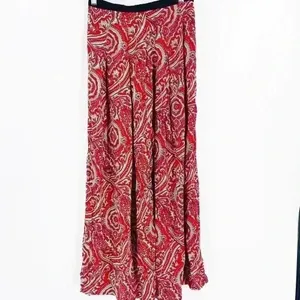 UO Staring At Stars Women’s Lightweight‎ Red Paisley Wide Leg Boho Pants Size 2 thumbnail 5