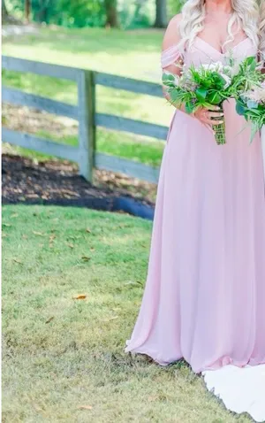 Birdy Grey Pink Bridesmaids Dress thumbnail 2