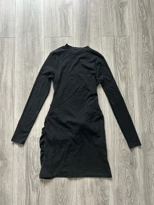 SHOWPO Marleen Mini Dress Wrap Front Long Sleeve Bodycon Dress Size Small $79 thumbnail 8