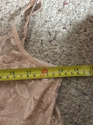 Delicate Lace Bandeau Bralette in Blush thumbnail 6
