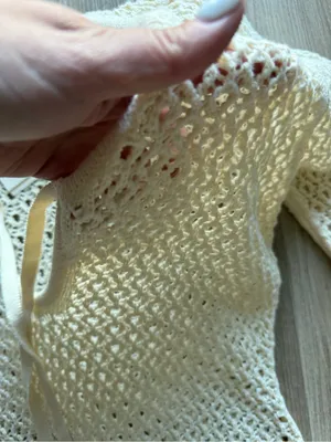 a‎ new day Cream Crochet Maxi Dress with Tie Neck thumbnail 5