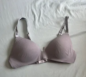 Victoria’s Secret Grey T-Shirt Wireless Bra thumbnail 1