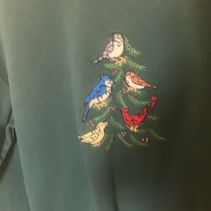 FINAL MARKDOWN M & C Sweatshirt with Bird Embroidery medium thumbnail 2
