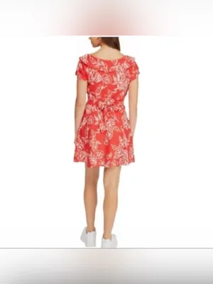 Free People A Thing Called Love Mini Dress‎ Cherry Combo size 0 thumbnail 3