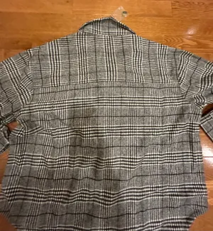 Millenium Plus Size 3X Autumn Essential Black & White Plaid Button thumbnail 18