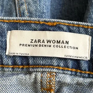Zara Jean Skirt Womens Blue Y2K festival Denim Flat raw hem Front Mini medium thumbnail 2