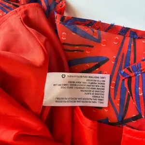 Alexis x Target Red Tropical Leaf Dress Women’s Medium NWT Asymmetrical Hem Boho thumbnail 9