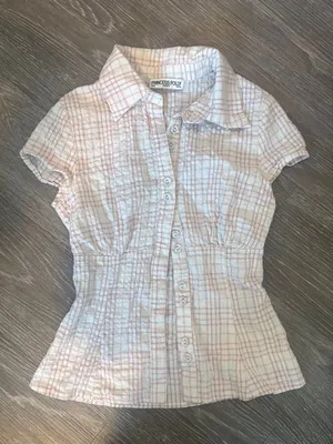 Princess Polly Plaid Shirt Button Down thumbnail 1
