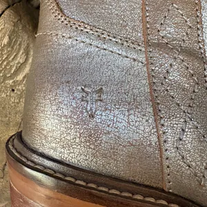 SINGLE Frye Kate astro cognac crackle leather RIGHT FOOT boot women's size 6 thumbnail 4