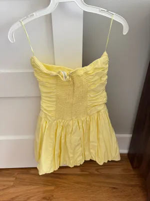 Butter Yellow Dress thumbnail 4