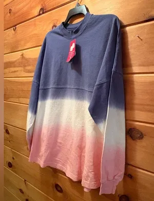 Spirit jersey ombre crewneck “all ducked out” 2019. NWT size M (oversized) thumbnail 2