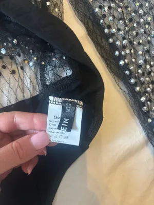 SheIn Mesh bodysuit with Studs thumbnail 4