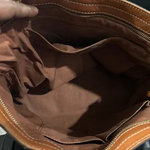 Fossil Women's Brown Leather Tote thumbnail 11