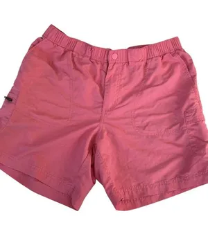 Columbia Womens Coral Pink Nylon Shorts S Lightweight & Durable thumbnail 1