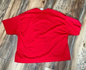 Vintage Ohio State Buckeyes Crop Top Graphic T-Shirt Single Stitch Brutus USA thumbnail 10